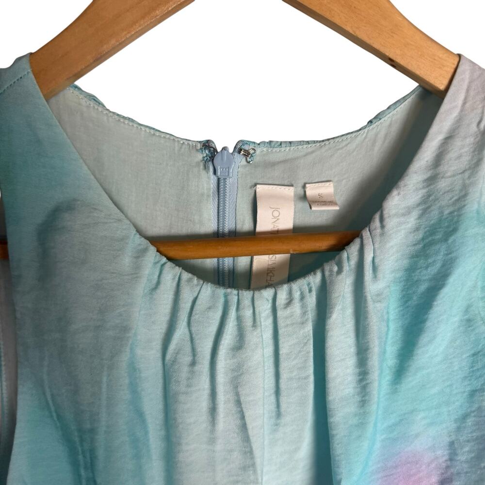 Jonathan Simkhai Alfie Multicolor Ombre Dip Dye Cut Out Sleeveless Maxi Dress S - Picture 4 of 11